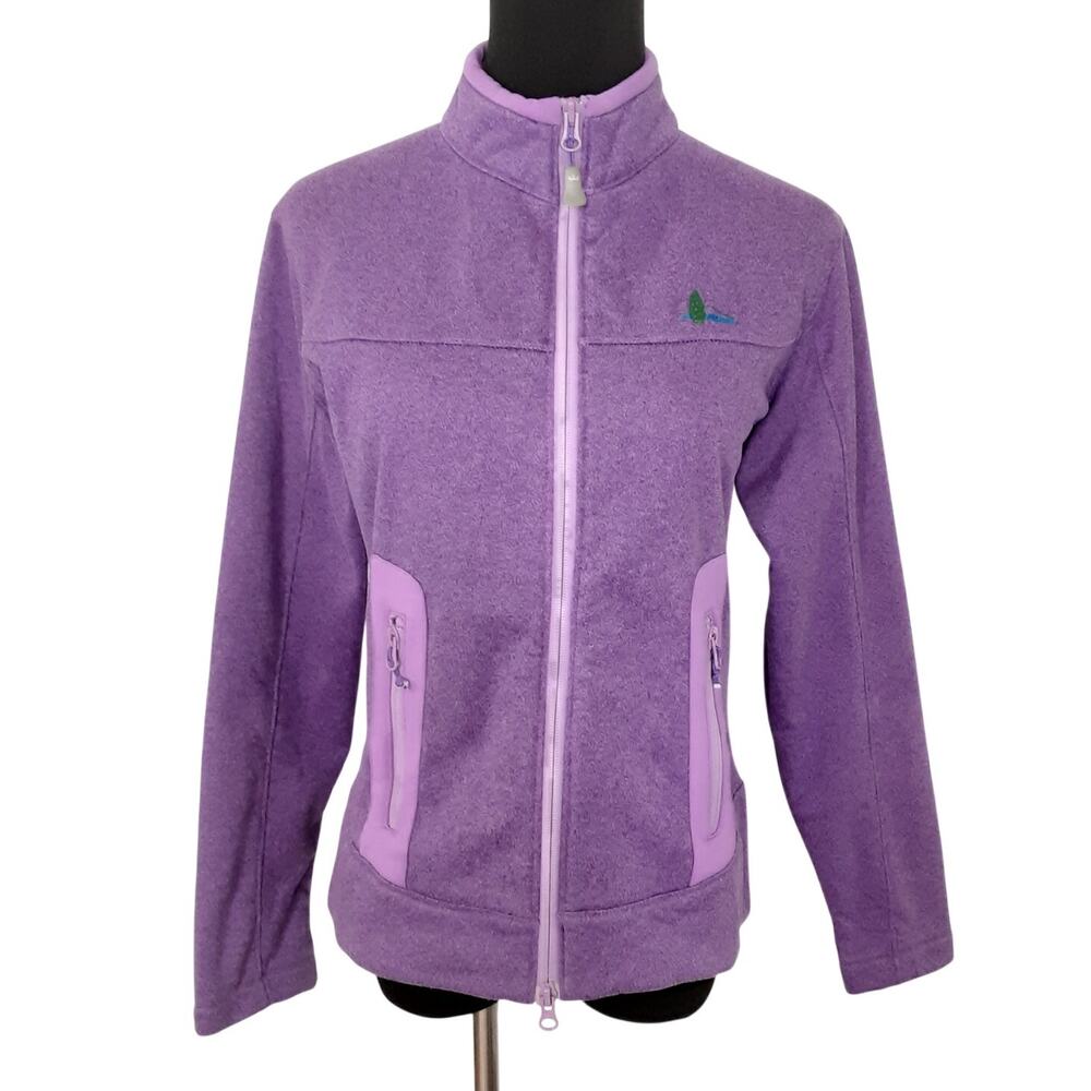Peter Millar Full Zip Golf Jacket Womens S Purple Fleece Lined Element 4 Warmth